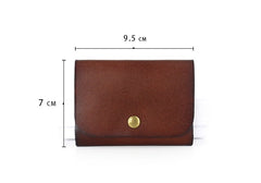 Leather Mens Front Pocket Wallet Small Wallets Card Wallet Change Wallet for Men - iwalletsmen