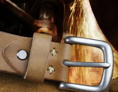 Genuine Leather Mens Leather Men Brown Black Belt for Men Cool Leather Belt