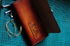 Handmade Leather Vintage Tooled Floral Mens Long Wallet Cool Long Wallet for Men - iwalletsmen