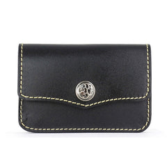 Handmade Leather Mens Change Wallet Card Wallet Front Pocket Wallets Small Wallets for Men - iwalletsmen
