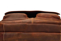 Vintage Cool Leather Briefcase Handbag Business Briefecases Shoulder Bag for men - iwalletsmen