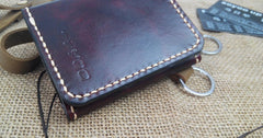Leather Mens Front Pocket Bifold Small Wallets Card Wallet for Men - iwalletsmen