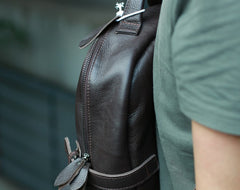 Mens Leather Backpack Cool Travel Backpacks Laptop Backpack for men - iwalletsmen
