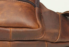 Leather Belt Bag Mens Fanny Back Waist Bag Fanny Bags For Men - iwalletsmen