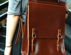 Cool Mens Leather Backpacks Travel Backpack School Backpacks for Men - iwalletsmen