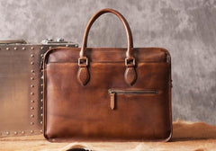 Genuine Leather Mens Cool Messenger Bag Briefcase Work Bag Business Bag for men