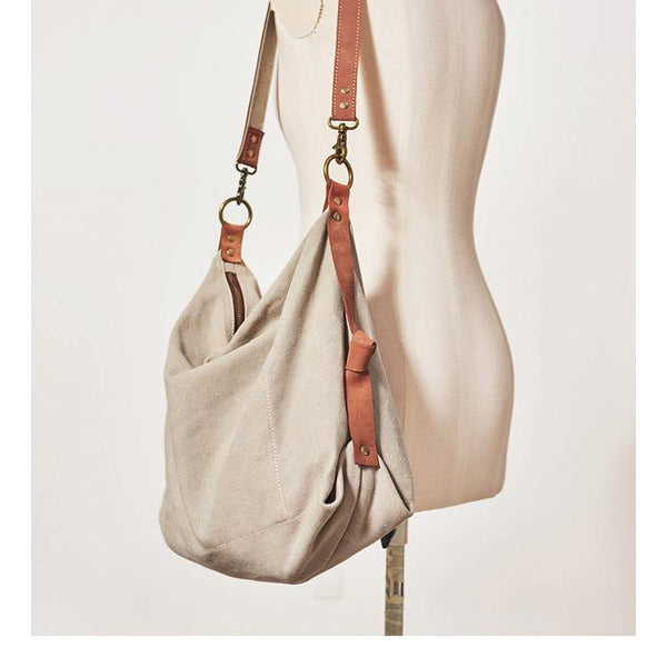 Canvas Mens Womens Messenger Shoulder Bag Canvas Tote Shoulder Bag for Men Women - iwalletsmen