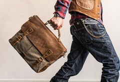 Canvas Mens Cool Messenger Bag iPad Bag Chest Bag Bike Bag Cycling Bag for men - iwalletsmen