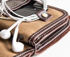 Handmade Leather Mens Cool Long Leather Wallet Bifold Bulky Clutch Wallet for Men - iwalletsmen