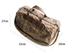 Canvas Mens Cool Weekender Bag Travel Bag Duffle Bags Overnight Bag Holdall Bag for men - iwalletsmen