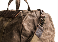 Canvas Mens Cool Weekender Bag Travel Bag Duffle Bags Overnight Bag Holdall Bag for men - iwalletsmen