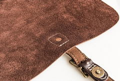 Genuine Leather Mens Messenger Bag Briefcase Laptop Bag Bike Bag Cycling Bag for men - iwalletsmen