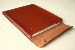 Handmade Mens Leather iPad Case Leather File Case Holder - iwalletsmen