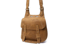 Vintage Unique Cool Leather Small Messenger Bag for men Shoulder Bag for men - iwalletsmen