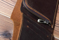 Cool Mens Leather billfold Wallet Leather Small Wallet Bifold Slim Wallets For Men - iwalletsmen
