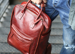 Cool Leather Mens Backpacks Travel Backpack Laptop Backpacks for men - iwalletsmen