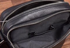 Cool Leather Mens Small Messenger Bag Cool Crossbody Bags for men - iwalletsmen
