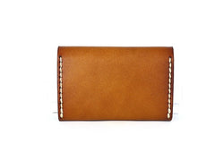 Leather Mens Card Wallet Front Pocket Wallets Small Slim Wallets Change Wallet for Men - iwalletsmen