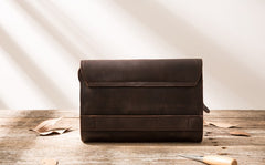 Cool Leather Mens Large Long Zipper Clutch Wallet Long Wallet for Men - iwalletsmen