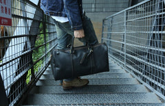 Cool Leather Mens Weekender Bags Travel Bag Shoulder Bags for Men - iwalletsmen