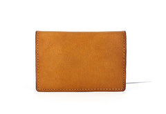 Leather Mens Card Wallet Front Pocket Wallet Small Slim Wallets Change Wallets for Men - iwalletsmen