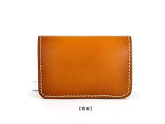 Cool Leather Mens Card Wallet Front Pocket Wallets Small Change Wallet for Men - iwalletsmen