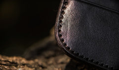 Handmade Leather Mens Cool billfold Wallet Card Holder Small Card Slim Wallets for Men