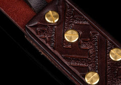 Handmade Genuine Leather Mens Belt Custom Cool Leather Men Black Belt for Men