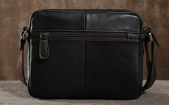 Handmade Leather Mens Cool Shoulder Bag Messenger Bag Chest Bag Bike Bag Cycling Bag for men