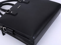 Genuine Leather Mens Cool Messenger Bag Briefcase Work Bag Business Bag Laptop Bag for men