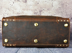 Leather Mens Doctor Bag Weekender Bags Travel Bag Duffle Bag for Men - iwalletsmen