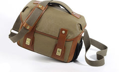 Mens Canvas Camera Messenger Bag Side Bag Courier Bag Camera Shoulder Bag for Men - iwalletsmen