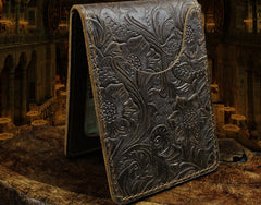 id wallet holder Leather ID Card Wallet Womens ID Card Holder Wallet Mens Leather Wallet For ID Cards