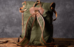 Canvas Mens Cool Backpack Bag Sling Bag Large Travel Bag Hiking Bag for Men