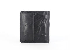 Leather Mens Front Pocket Wallet Small Wallet Slim Wallet Card Wallet for Men - iwalletsmen