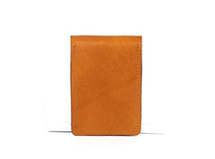 Badass Leather Mens Card Wallet Front Pocket Wallets Small Slim Wallet Change Wallet for Men - iwalletsmen