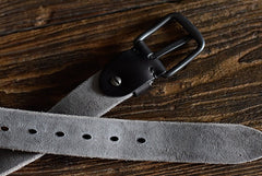 Handmade Leather Mens Leather Men Distress Vintage Brown Black Belt for Men Cool Leather Belt