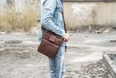 Cool Leather Mens Small Shoulder Bags Messengers Bag for Men - iwalletsmen