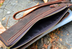 Handmade Cool Leather Long Wallet Bifold Long Wallet Biker Wallet Bag For Men - iwalletsmen