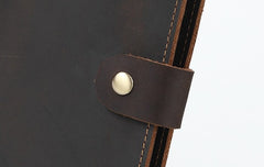 Cool Leather Mens Small Passport Wallet Slim Travel Wallets for Men - iwalletsmen