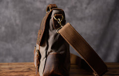 Canvas Mens Cool Messenger Bag iPad Bag Chest Bag Bike Bag Cycling Bag for men