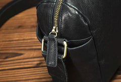 Cool Mens Leather Messenger Bag Crossbody Bag Travel Messenger Bags For Men - iwalletsmen