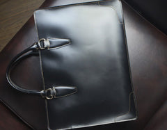 Handmade Leather Mens Cool Messenger Bag Briefcase Chest Bag Bike Bag Cycling Bag for men