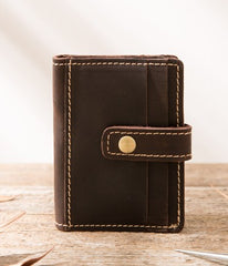 Leather Mens Card Holder Slim Front Pocket Wallets Card Wallet for Men - iwalletsmen