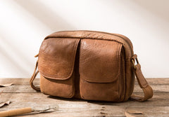 Cool Small Leather Mens Shoulder Bags Messengers Bag for Men - iwalletsmen