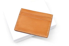 Leather Mens Card Wallet Card Holder Front Pocket Wallet Small Slim Wallet for Men - iwalletsmen