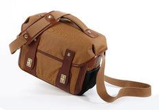 Mens Canvas Camera Messenger Bag Side Bag Courier Bag Camera Shoulder Bag for Men - iwalletsmen