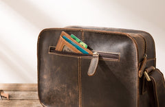 Cool Leather Mens Small Messenger Bags Shoulder Bag  for Men - iwalletsmen