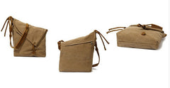 Mens Canvas Rustic Courier Bag Side Bag Messenger Bag Camera Shoulder Bag for Men - iwalletsmen