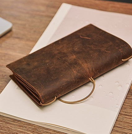 Cool Leather Canvas Mens Bifold Long Wallet Leather Long Wallet for Men - iwalletsmen